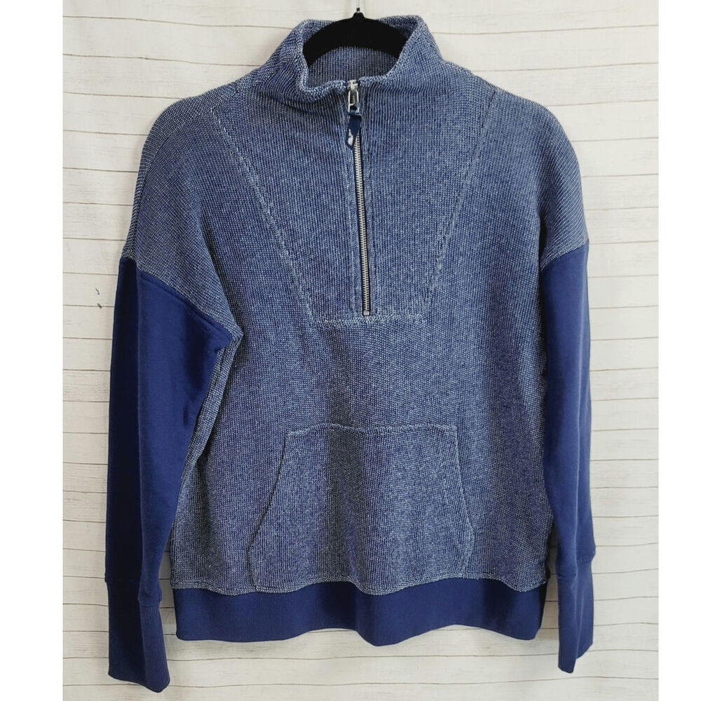 Vineyard Vines 1/4 Zip Pop-Over Sweatshirt in Navy, sz Small